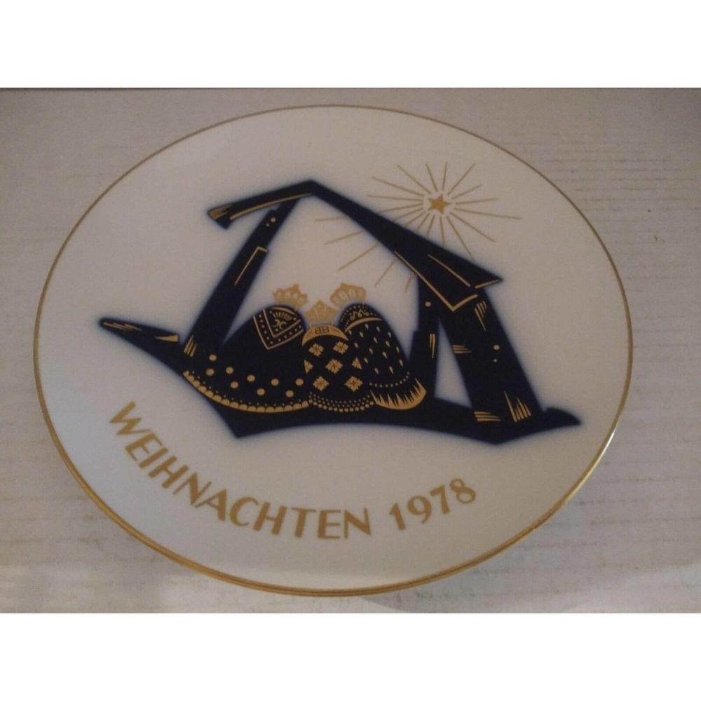 1978 Anna Perenna Weihnachten 1978 KPM Limited Edition 7 3/4" Plate
